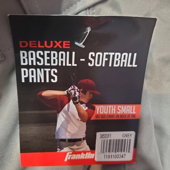 NWT Franklin Deluxe Sports Baseball Softball Uniform Pants Youth Small 6-7 - Picture 8 of 12
